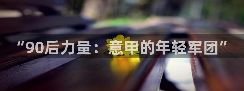 世界杯预赛赛程：“90后力量：意甲的年轻军团”